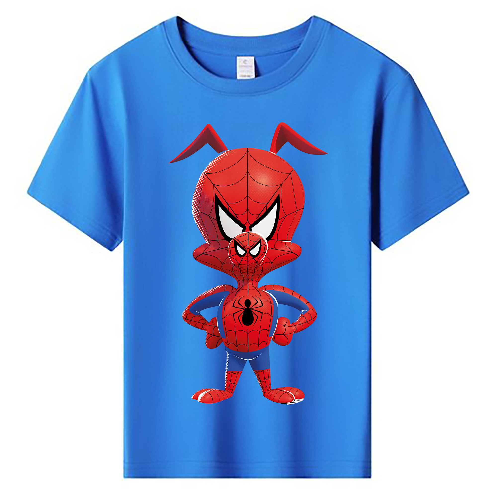 （画像用） Spider Man スパイダーマン 綿100％キッズTシャツ（フロントプリント）